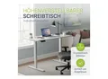 Produktbild: Juskys Höhenverstellbarer Schreibtisch Office Stand 120x60cm - elektrisch, Memory-Funktion - Weiß