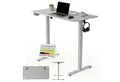 Produktbild: Juskys Schreibtisch Office Stand, 120 x 60 cm, elektrisch verstellbar, Headset-Halterung, Kabelführung