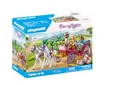 Produktbild: PLAYMOBIL | Princess Magic | Kutschfahrt mit Prinzessin und Prinz | Prinzessin Spielzeug | Märchen Spielzeug für Kinder ab 4 Jahren | 71846