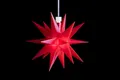 Produktbild: Sterntaler Dekostern | Weihnachtsstern Mini-Stern | Kunststoff | 18-Zacker | Rot | 12cm | Innen | LED | Batterie | mit Timer