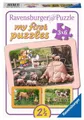 Produktbild: 3 x 6 Teile Ravensburger Kinder Rahmen my first puzzles Lotta Bauernhof 05679