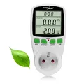 Produktbild: Wattmeter Energieverbrauch Energiekosten Messgerät Stromzähler Typ E Steckdose