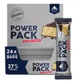 Produktbild: Multipower Power Pack Classic Dark Protein Riegel, Eiweißriegel mit 27% Protein, klassischer Bar als gesunder Sport-Snack, mit leichter Banane-Vanille-Note, 24 x 35 g