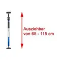 Produktbild: Schnellspannstange 101 - 175 cm (blau) - aus Stahl