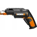 Produktbild: WORX WX255 Akkuschrauber 4V Li-Ion Akku inkl. 5 Bits & Vorbohrer Ladegerät - Schwarz/Orange