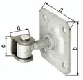 Produktbild: Torband 100x100x37x30mm Stahl roh GAH