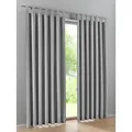 Produktbild: heine Gardine Dekoschal . (2 St), Ösen, blickdicht, Fensterdekoration grau|weiß 140 cm x 265 cm