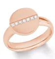Produktbild: s.Oliver 2021062 Damen Edelstahl Ring Rose mit Steinen  gr.54 neu