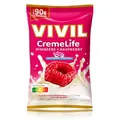 Produktbild: VIVIL Creme Life Himbeere, 1 Beutel, fruchtige Sahnebonbons mit Himbeergeschmack, zuckerfrei & glutenfrei, 1 x 90g