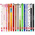 Produktbild: LEGAMI Set mit 15 radierbaren Gelstiften mit thermoempfindlicher Radiertinte, verschiedene Tintenfarben und Schaftdesigns, 0,7 mm Spitze, Tierdesigns, Marienkäfer, Monster, Tiger und Bauernhof