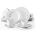 Produktbild: Seltmann Weiden RONDO/LIANE weiß 007 uni Kombiservice 30-teilig