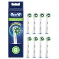 Produktbild: Oral-B CrossAction Bürstenkopf, 8 Stück, Original Elektro-Bürste, mit CleanMaximiser Technologie, Weiß