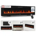 Produktbild: KAMINIO Elektrokamin Marlon - Elektrischer 3-in-1 Kamin mit Heizung, 3D-Flammeneffekt, 12 Flammenfarben, Fernbedienung (70 Zoll)