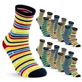Produktbild: sockenkauf24 Socken 10 Paar Kinder Socken Jungen & Mädchen Baumwolle Kindersocken (27-30) - 54339 gelb 27-30