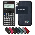 Produktbild: Casio fx-85DE CW ClassWiz inkl. WYNGS Schutztasche Blau - Wissenschaftlicher Taschenrechner - Basic Set
