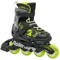 Produktbild: ROLLERBLADE Inlineskates Microblade SL (Rollen: 72mm/80A, Kugellager: SG3) schwarz/lime Kinder schwarz 36,5-40,5