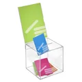 Produktbild: Losbox aus Acrylglas 150x150x150mm, mit Topschild 150x150mm / Aktionsbox