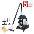 Produktbild: Scheppach 5-in-1 Sprüh- und Waschsauger SprayVac20 1600W 20L Edelstahlbehälter
