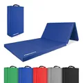 Produktbild: MSPORTS Turnmatte Premium klappbare Weichbodenmatte 190 x 80 x 5 cm Gymnastikmatte Sportmatte für zuhause Kinder Erwachsene (Blau, 190 x 80 x 5 cm)