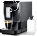 Produktbild: Tchibo Kaffeevollautomat Esperto Pro, inkl. passender Milchkaraffe aus Glas, perfekter Kaffeegenuss für Caffè Crema, Espresso und Milchspezialitäten, 600ml Milchbehälter, spülmaschinengeeignet, anthrazit