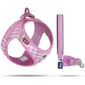 Produktbild: Curli Hunde-Geschirr Clasp Vest Geschirr Puppy Set pink-caro Größe: M / Gewicht: 6-9 kg Brustumfang: 43,4 - 49,0 cm