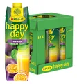Produktbild: Rauch Happy Day Maracuja | mit viel Vitamin C | exotischer Zauber und intensiver Geschmack | 6x 1l Tetra Prisma