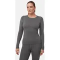 Produktbild: DANISH ENDURANCE Funktionsshirt Merino Langarm Shirt, weich & temperaturregulierend, Funktionsunterwäsche grau M
