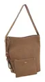 Produktbild: abro Leather Suede Tote Bag COSMO Schultertasche Utensilientasche Tasche Camel