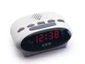Produktbild: LENCO ICR-210 FM-Uhrenradio Radiowecker Weiß digital LED-Display 6 W Sleep-Timer
