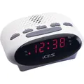 Produktbild: ICES ICR-210 Radiowecker UKW Weiß