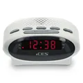 Produktbild: Ices ICR-210 White - FM Uhrenradio, Weiss