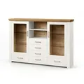 Produktbild: set one by Musterring Highboard York Dekor Pino-Aurelio / Eiche Artisan