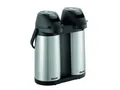 Produktbild: Bartscher Pump-Isolierkanne Doppel-Isolierpumpkanne Duo 1,9L-ST, 2 x 1,9 Liter, Edelstahl, 190208