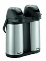 Produktbild: Bartscher Isolier-Pumpkanne Doppel-Pumpkanne Duo 1,9 Liter Silber NEU