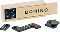 Produktbild: goki Spiel Domino im Holzkasten, Familienspiel
