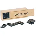 Produktbild: Goki 15335 Dominospiel im Holzkasten, schwarz (1 Stück)