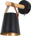 Produktbild: ARTE LAMP Hängelampe – LED Deckenleuchte für Flur – schwarze Metall-Lampenfassung mit Lampenschirm.Color:Schwarz,Size:1