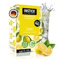 Produktbild: INSTICK Zuckerfreies Instant-Getränk (Zitrone) - 1 Packung für 12 x 0,5-1 L - Veganes Getränkepulver Kalorienarm & Vitamin C - Instant-Pulver