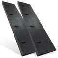 Produktbild: 2x Autorampe Gummi schwarz 1000x250x45 mm Rollstuhlrampe Gummikeil