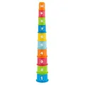 Produktbild: Chicco Stapelbare Becher, Stapelturm mit 10 bechers, mit mehrere Größen und Farben zu stapeln, mit Zahlen zu sortieren, entwickelt logische Fähigkeiten, Für Babys & Kinder, Baby Spielzeug, 9-36M