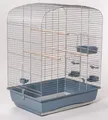 Produktbild: Vogelkäfig Elena Chrom grau Vogelheim mit Zubehör