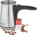 Produktbild: TZS First Austria Türkischer Kaffeekocher, 350ml, 800W, Espressokocher, Mokkakocher, Edelstahl, Elektrisch Kaffeekocher, türkische Kaffeemaschine