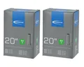 Produktbild: 2 x Schwalbe Schlauch Fahrradschlauch AV7 20 Zoll 40/62-406 Doppelpack