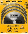 Produktbild: DeWalt DT1962-QZ Kreissägeblatt-Set 3-teilig für Stationärsägen