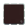 Produktbild: Berker Steckdose 1fach braun glänzend Unterputz horizontal/vertikal mit...