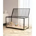 Produktbild: VEVOR Hamsterkäfig, 360°-Sicht, transparenter Hamsterlebensraum, Kleintierkäfig, 96x47x55 cm, belüfteter Mäusekäfig mit Vordertür, Rattenkäfig