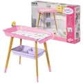 Produktbild: BABY born rosa Puppen Wickeltisch mit Holz-Optik und abnehmbaren Tuch-Halter