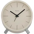 Produktbild: Hama Funkwecker Flores analog ohne Ticken, grau/beige 222229