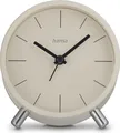 Produktbild: Hama Funkwecker Flores, analog, ohne Ticken, Grau/Beige (00222229)