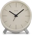 Produktbild: Funkwecker analog Geräuscharm Hintergrundlicht Ø 11cm Snooze Hama 222229 Flores